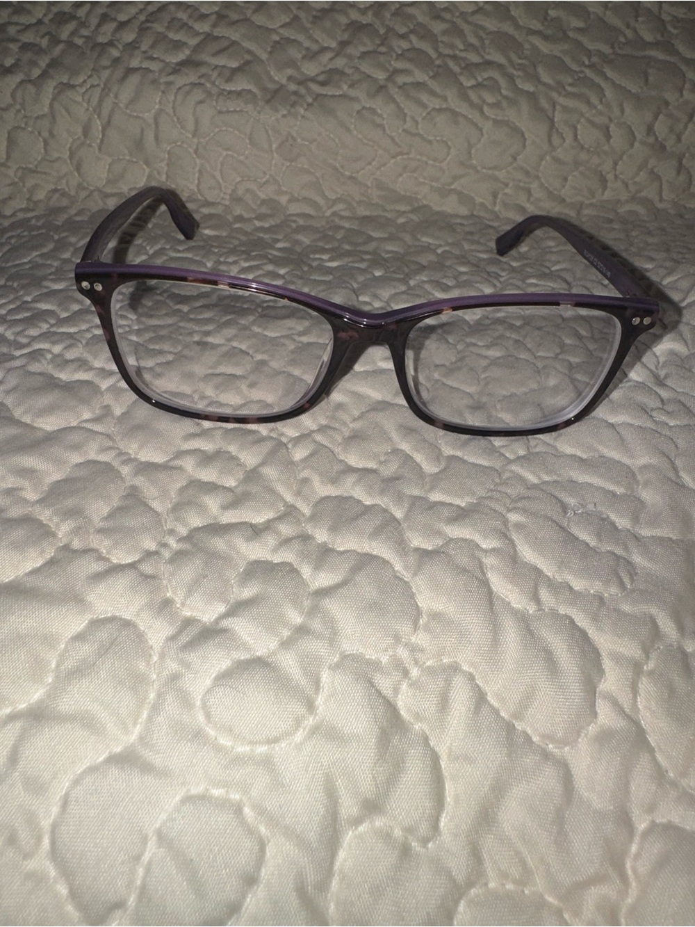 Women's Purple Rectangular Sunglasses Frames